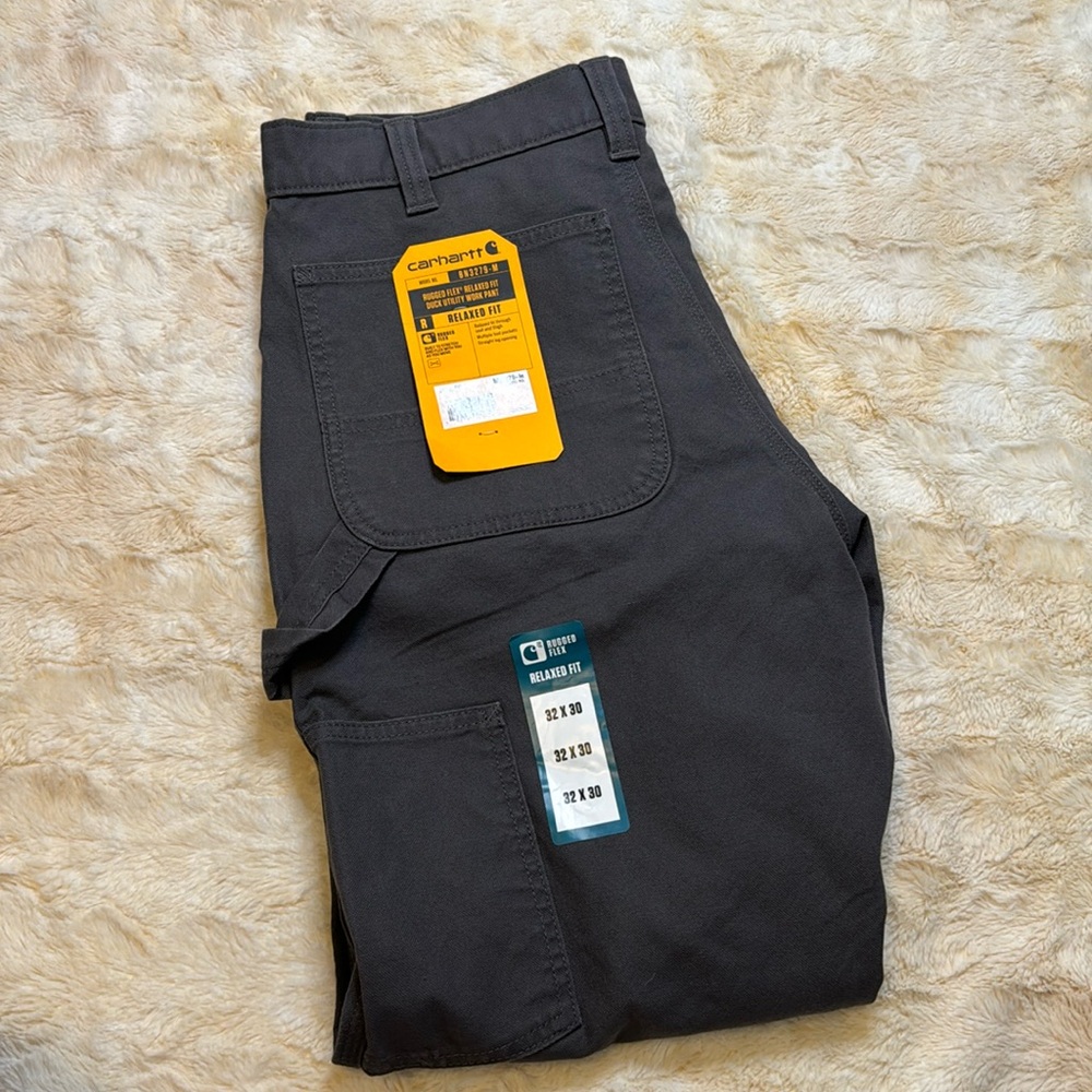 Carhartt Men's Rugged Flex Relaxed Fit Duck Utility Work Pant